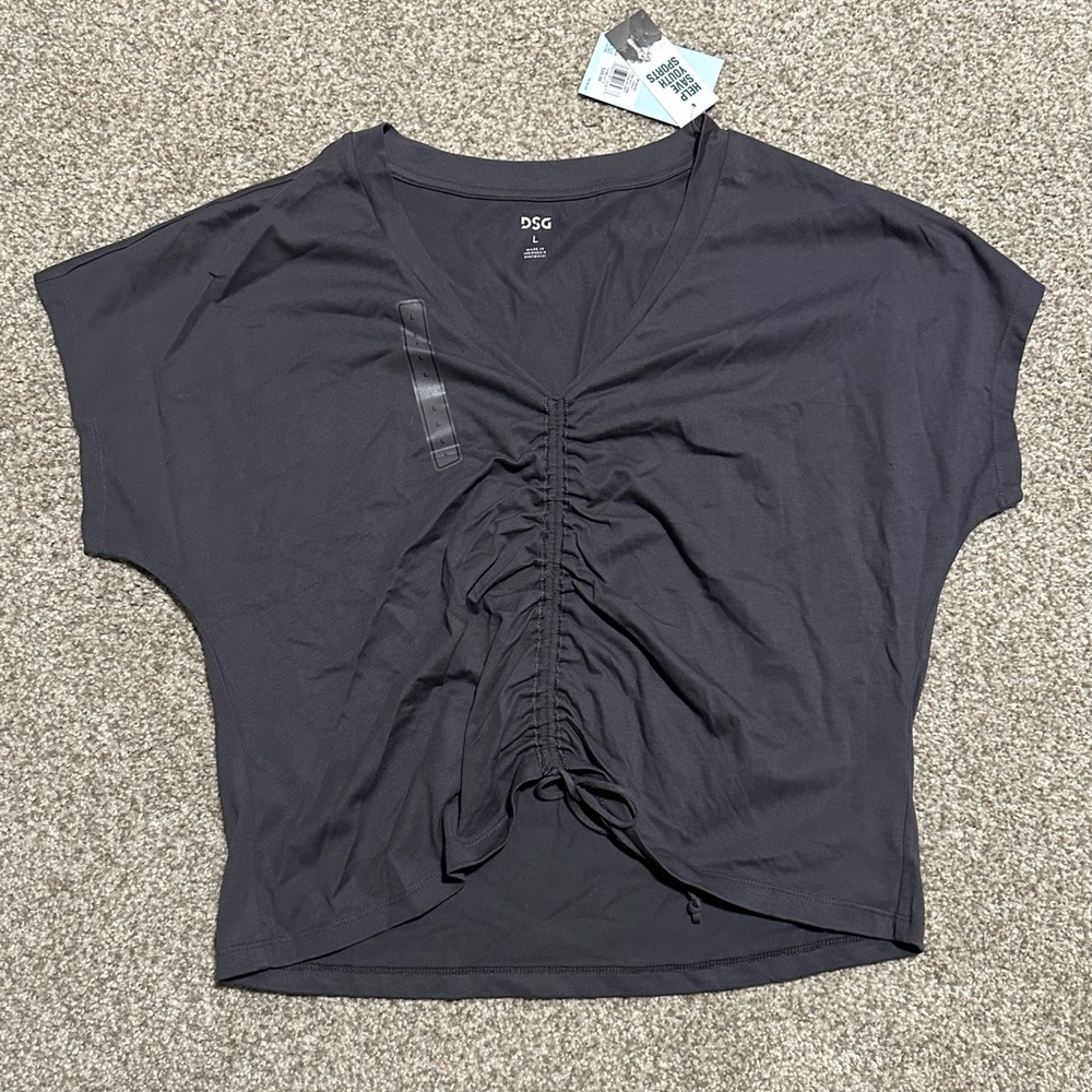DSG Women's Dark Grey Ruched Top